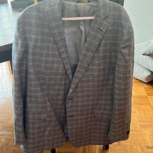 Brooks Brothers 48L Sports Coat Regent Fit. Blue Gray White